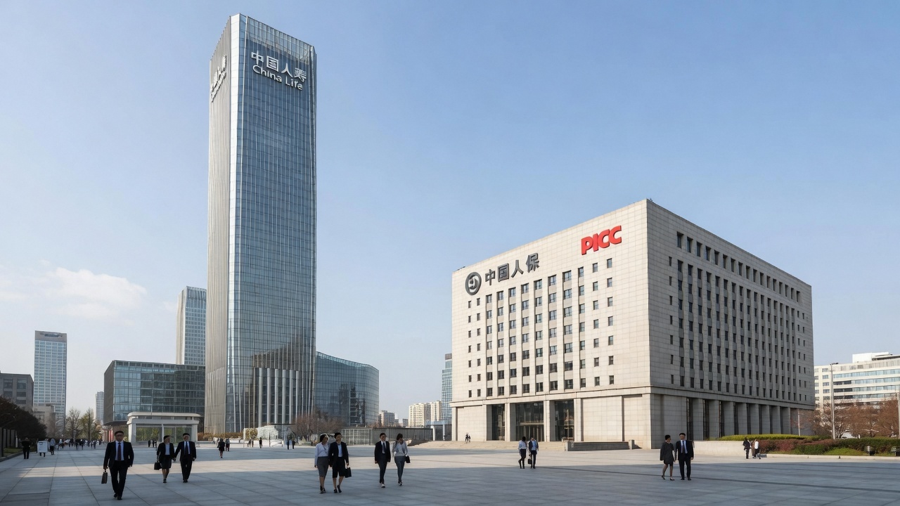 China Life and PICC headquarters in Beijing